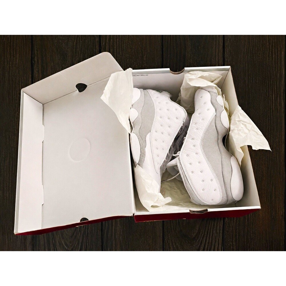 Jordan Air Jordan 13 Retro Low Pure Money 310810-100 White/Metallic Silver